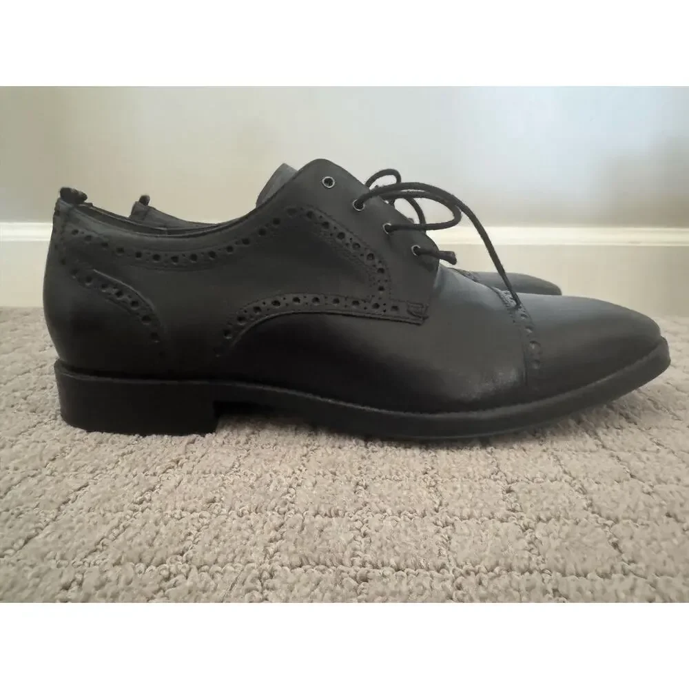 NWOB Men’s Cole Haan Jefferson Grand 2.0 Cap-Toe Oxford in Black SZ 10.5